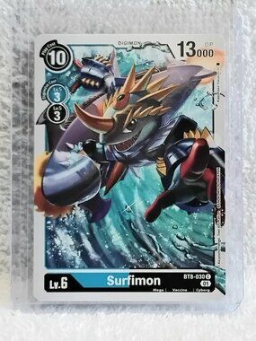 5/$20 Mint Surfimon Digimon Card BT8-030 C by Bandai!!